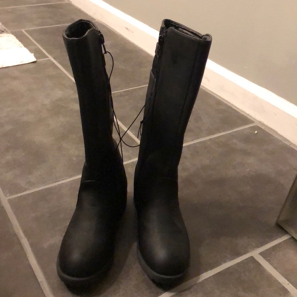 Girls black Michael Kors boots